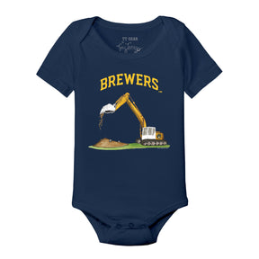 Milwaukee Brewers Excavator Short Sleeve Snapper