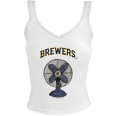 Milwaukee Brewers Fan Lace Tank