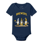Milwaukee Brewers Gnomes Short Sleeve Snapper