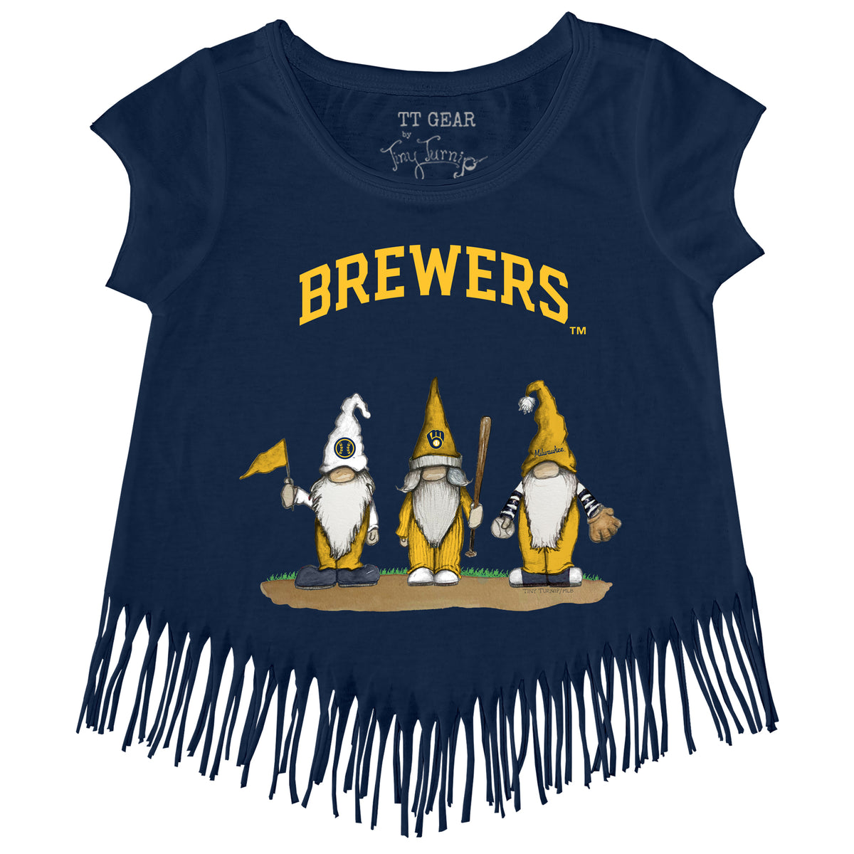 Milwaukee Brewers Gnomes Fringe Tee