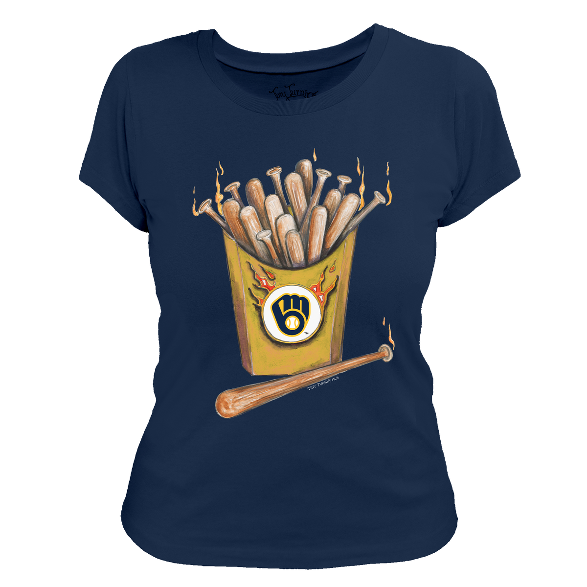 Milwaukee Brewers Hot Bats Tee Shirt
