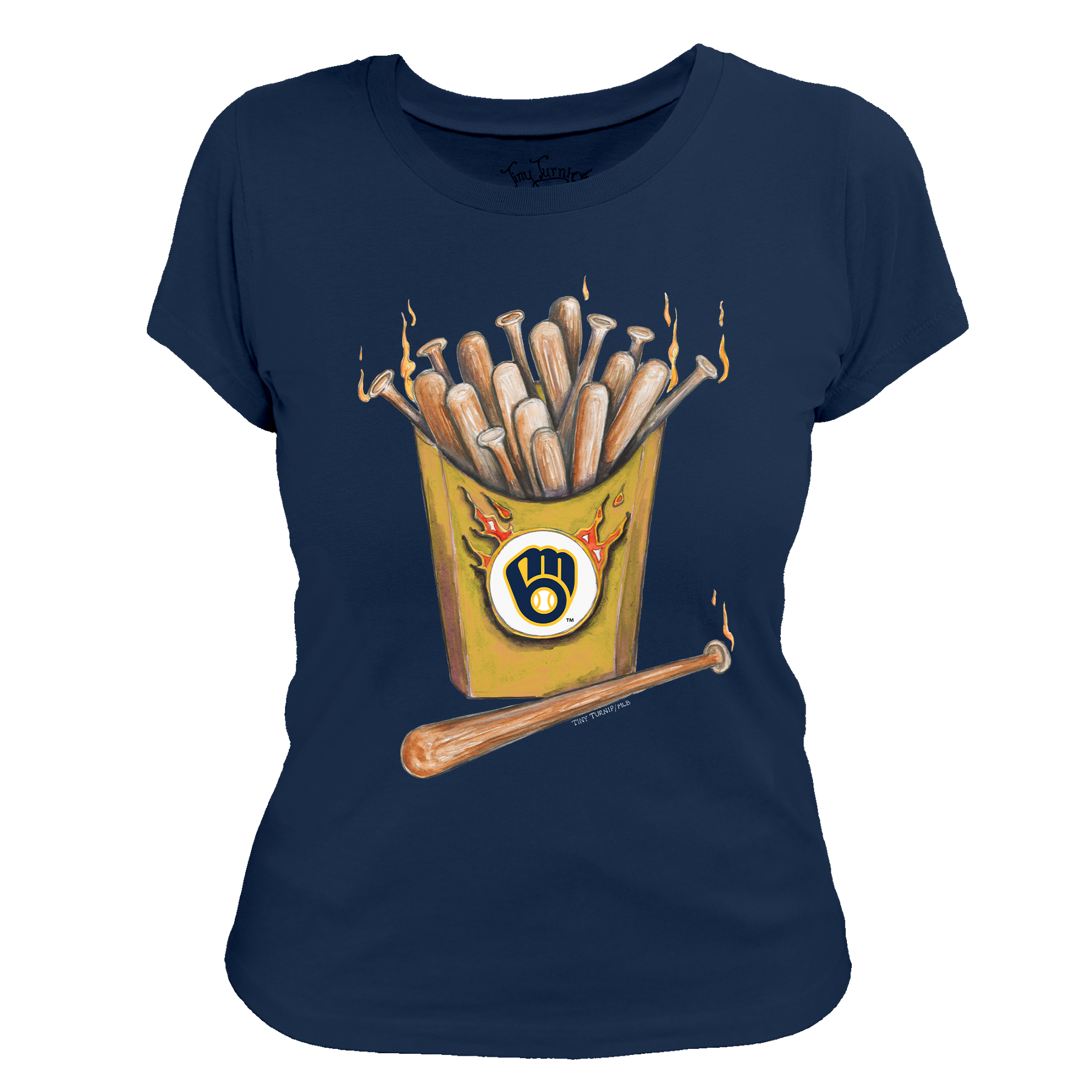 Milwaukee Brewers Hot Bats Tee Shirt