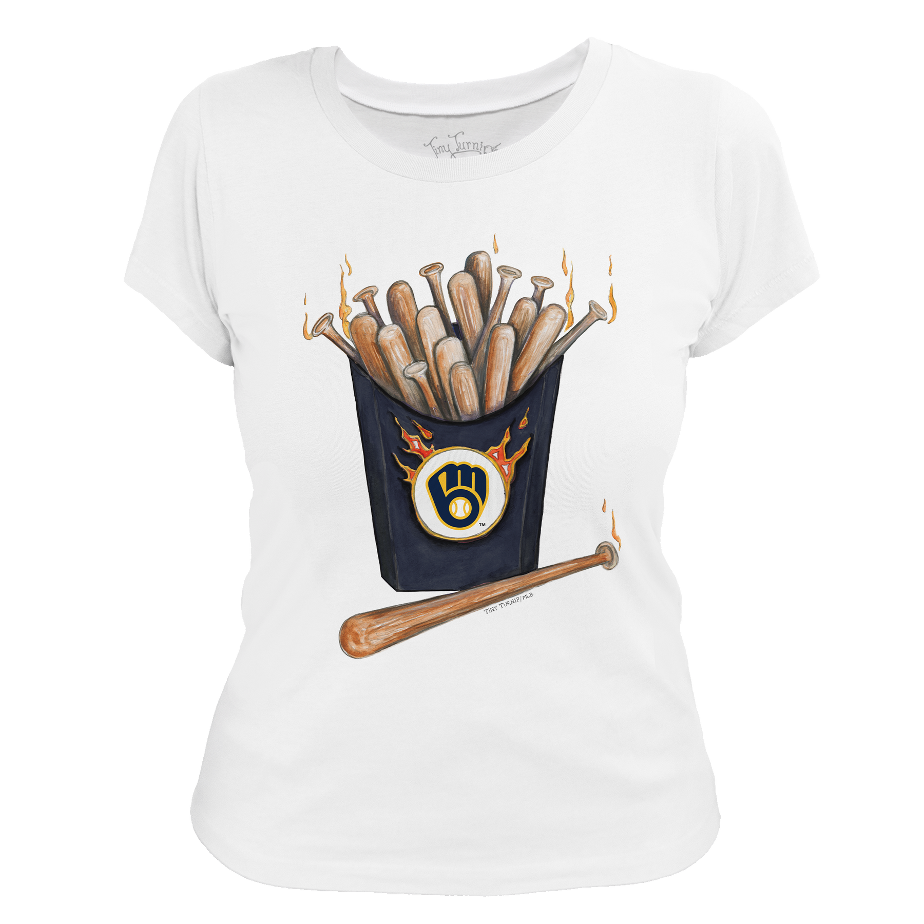 Milwaukee Brewers Hot Bats Tee Shirt