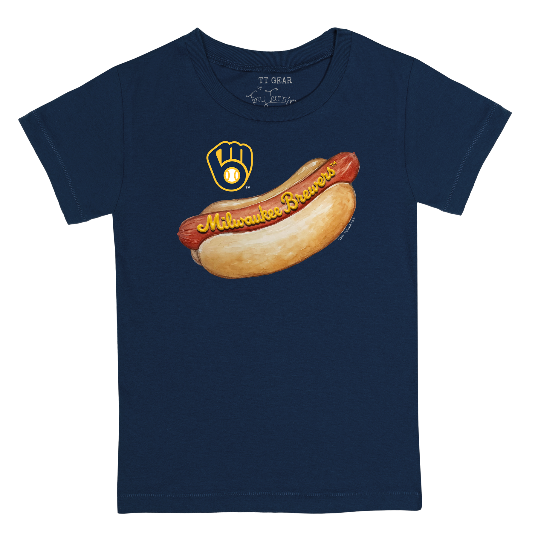 Milwaukee Brewers Hot Dog Kid's Tee Shirt