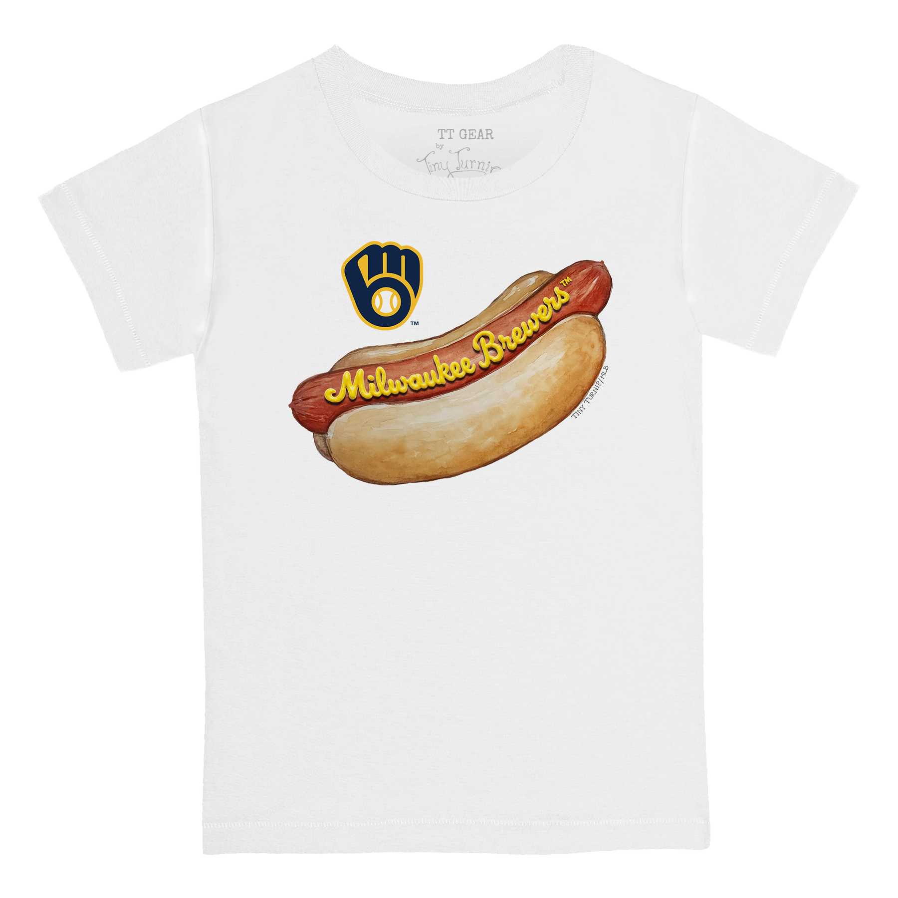 VIP Milwaukee Brewers Personalized Postseason '26 Hot Dog Kid's Tee Shirt