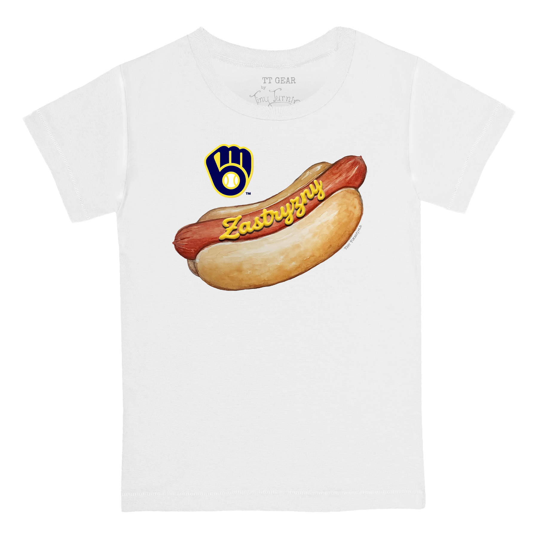 VIP Milwaukee Brewers Personalized Postseason '26 Hot Dog Kid's Tee Shirt