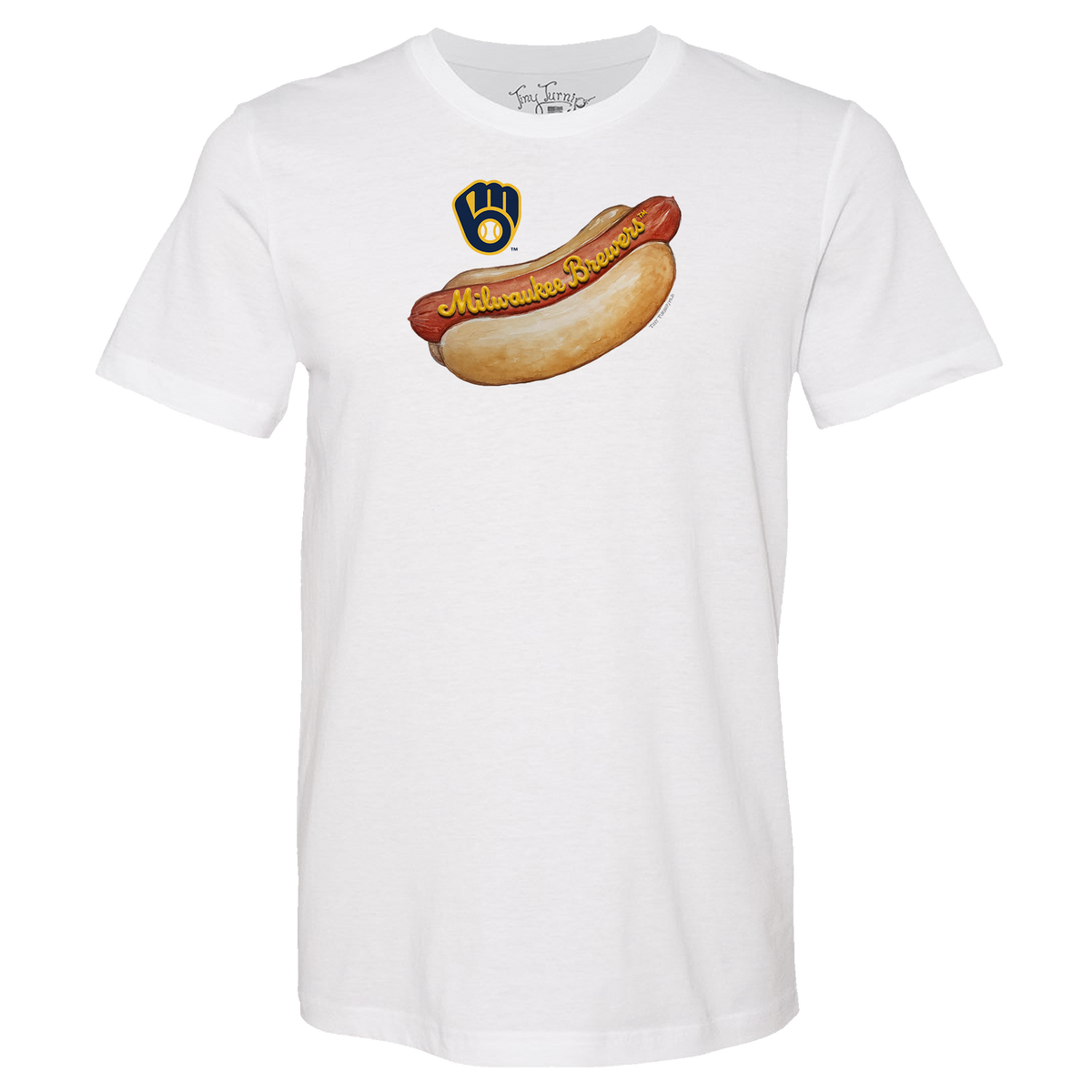 Milwaukee Brewers Hot Dog Unisex Tee Shirt
