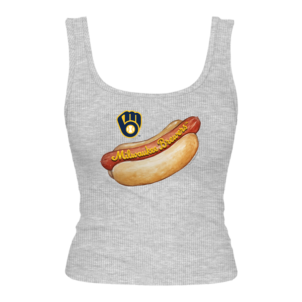 Milwaukee Brewers Hot Dog Emmy Tank - Tiny Turnip