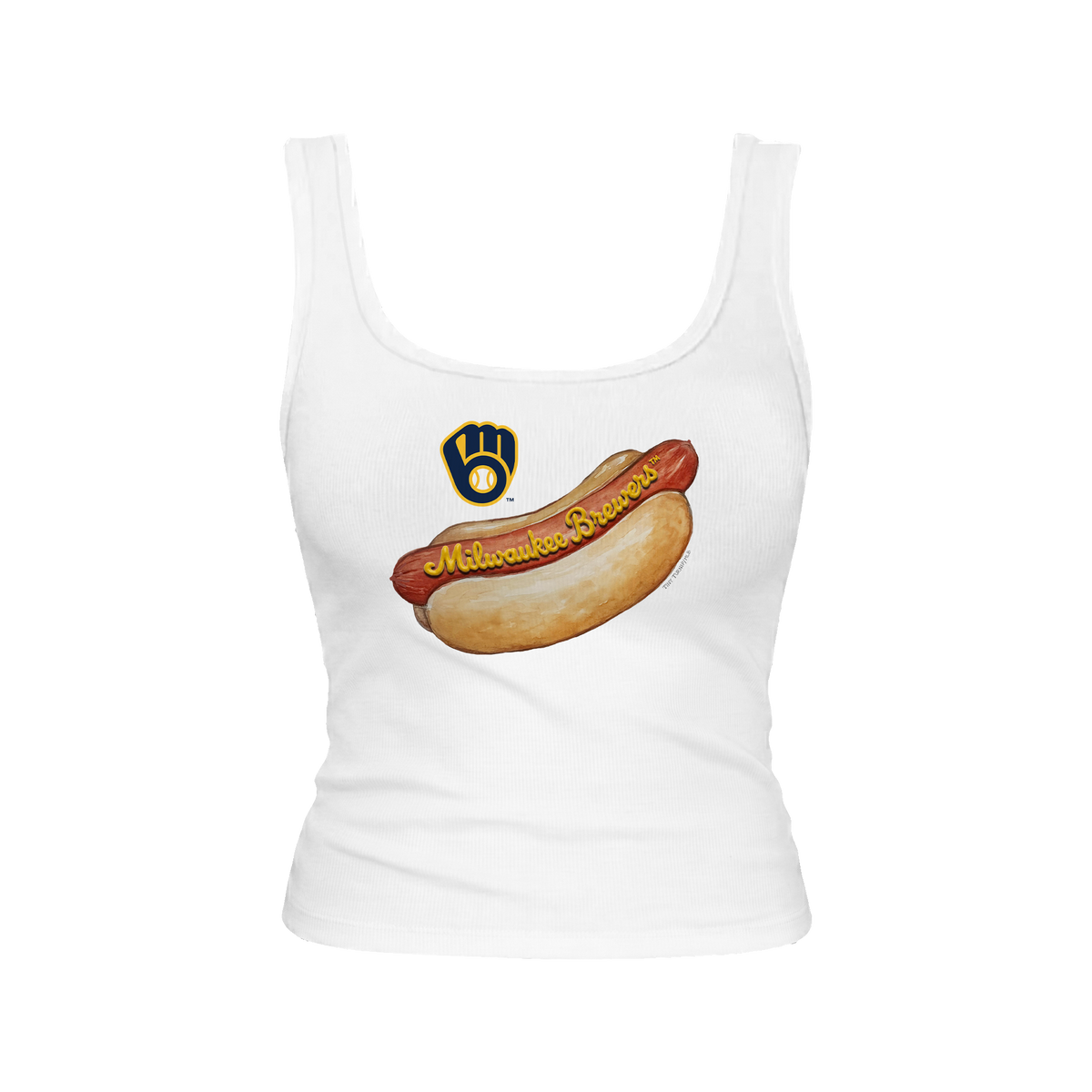 Milwaukee Brewers Hot Dog Emmy Tank