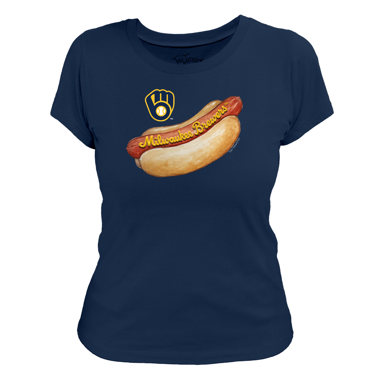 Milwaukee Brewers Hot Dog Women's Tee Shirt
