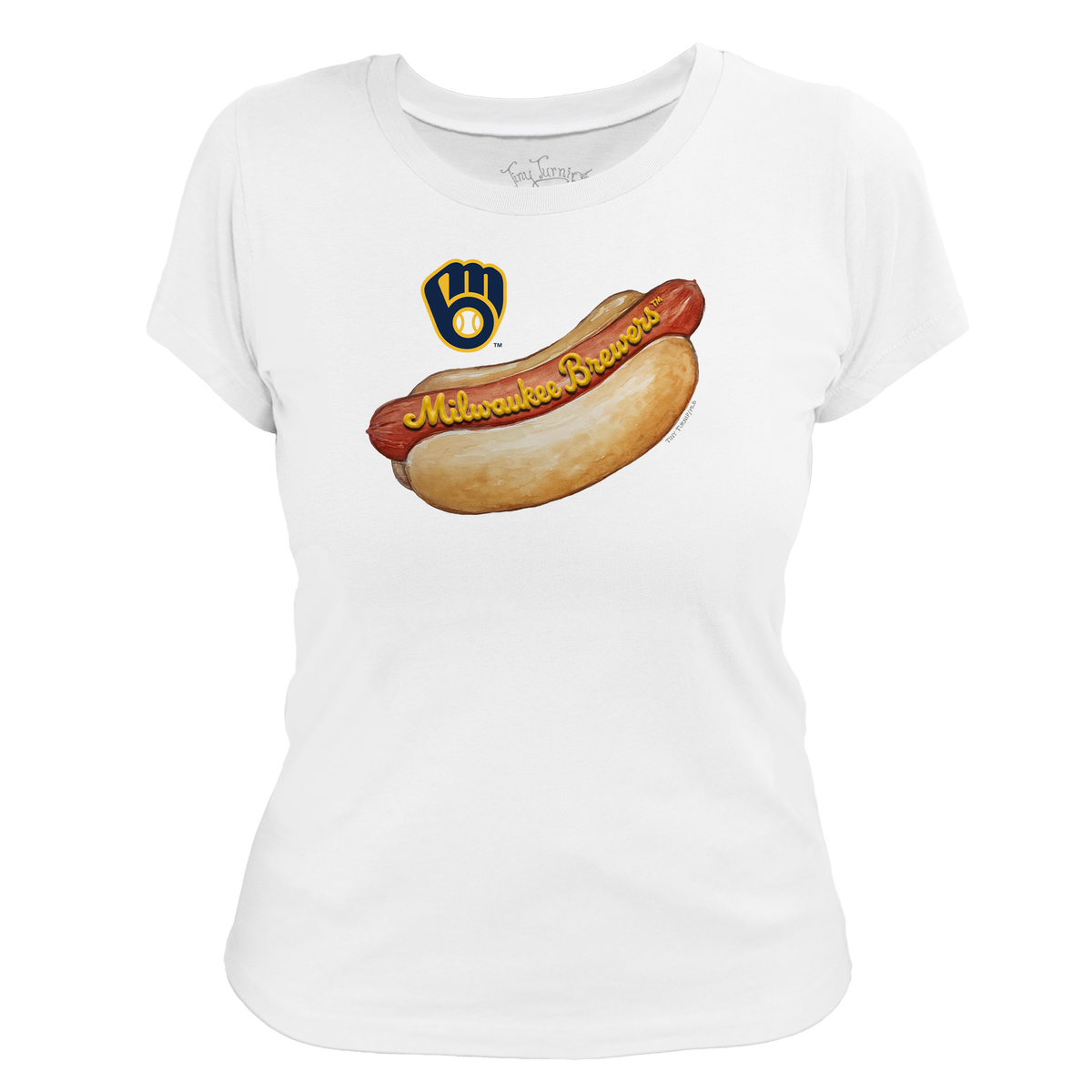 Milwaukee Brewers Hot Dog Women's Tee Shirt