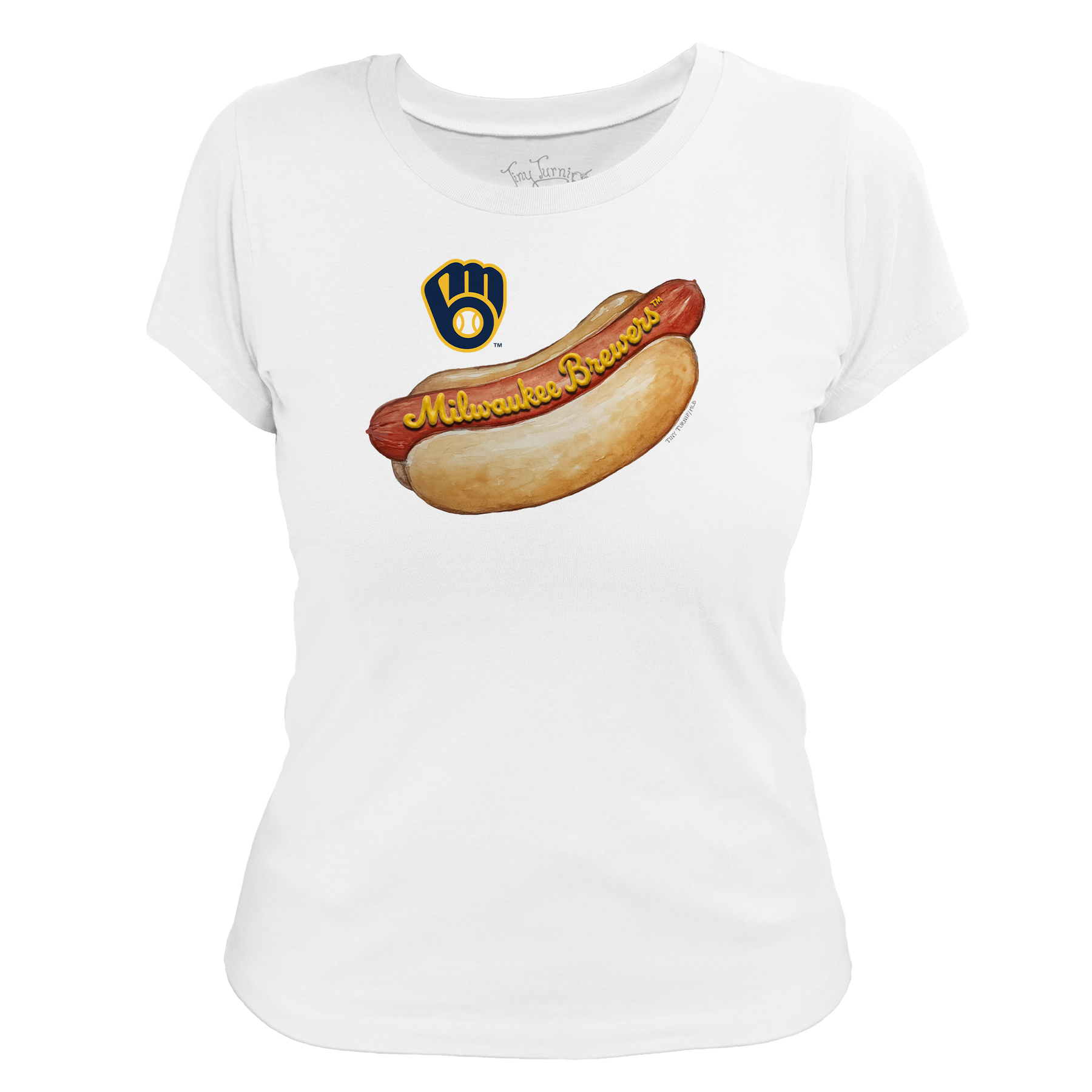 Milwaukee Brewers Hot Dog Women's Tee Shirt
