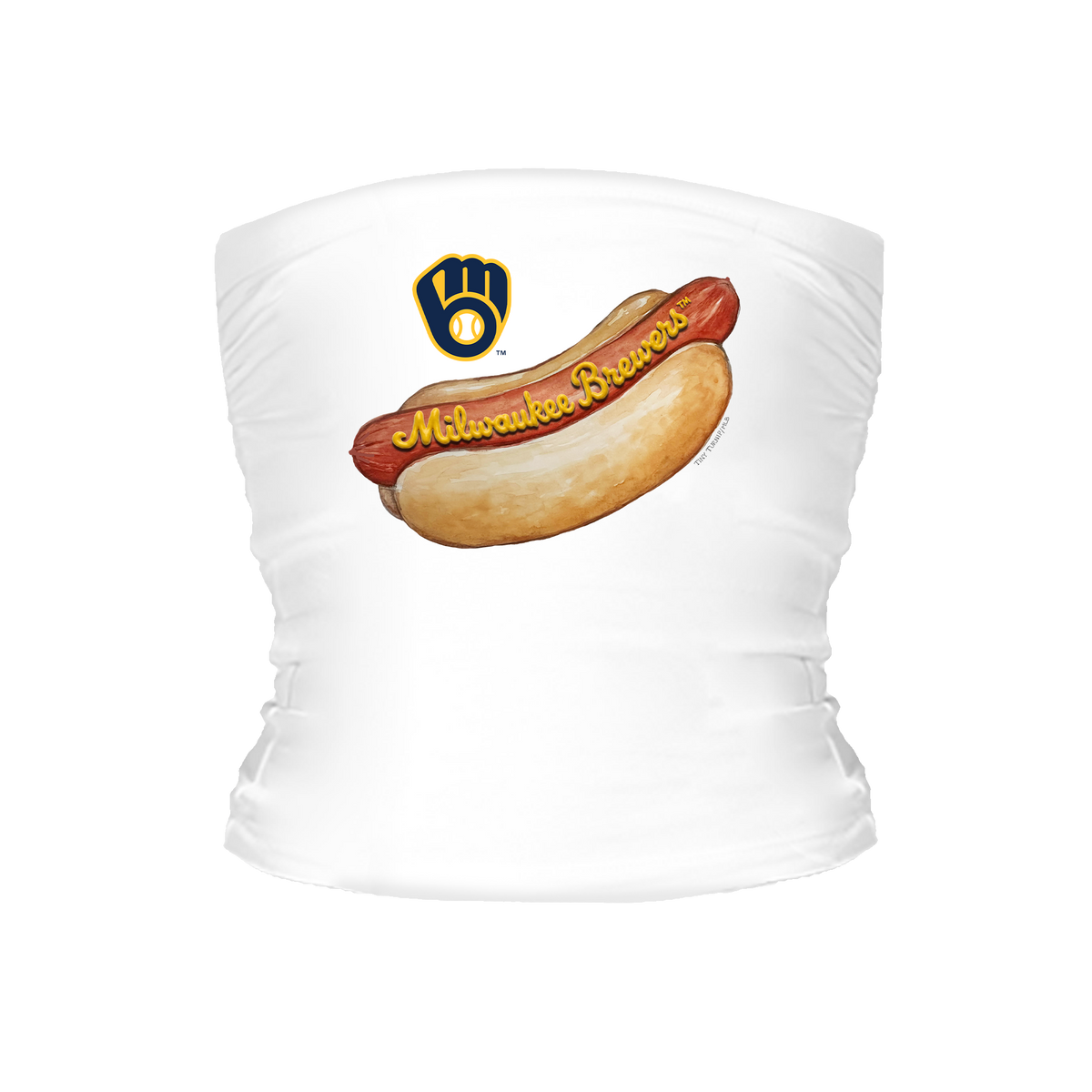 Milwaukee Brewers Hot Dog Tube Top