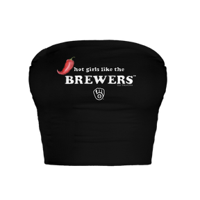 Milwaukee Brewers Hot Girls Crop Tube Top