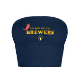 Milwaukee Brewers Hot Girls Crop Tube Top