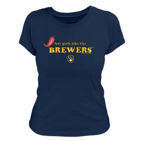 Milwaukee Brewers Hot Girls Women's Tee Shirt