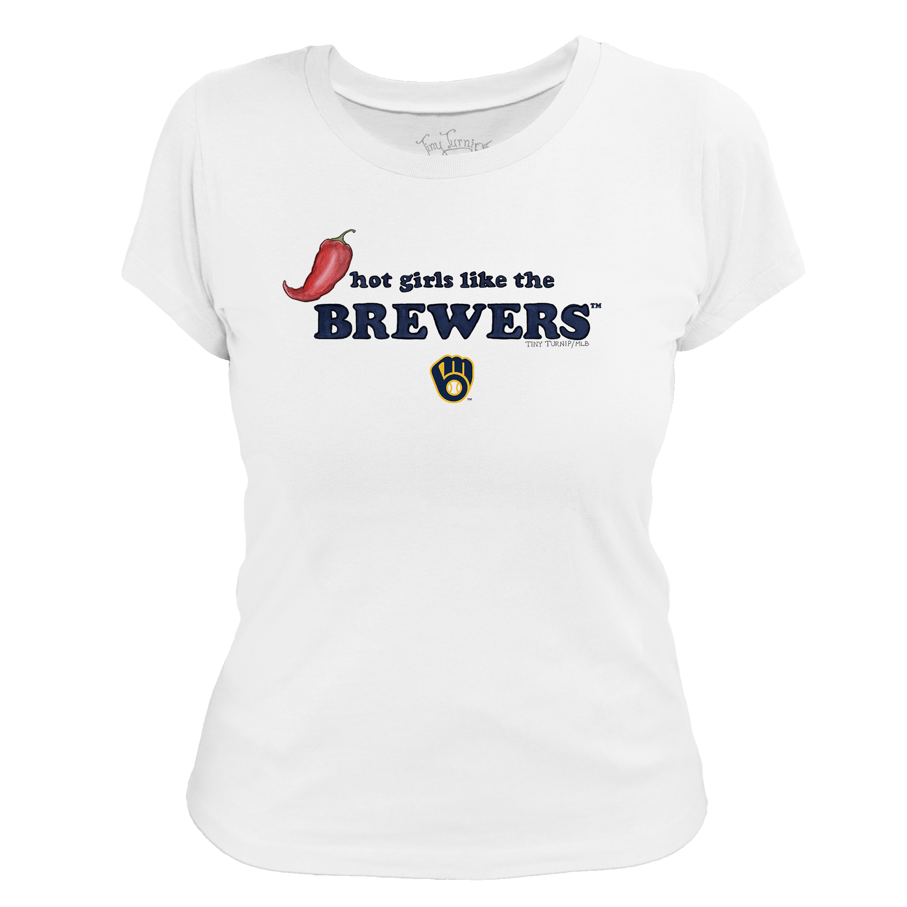 Milwaukee Brewers Hot Girls Women's Tee Shirt