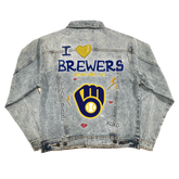 I Heart Brewers Boyfriend Denim Jacket - Tiny Turnip