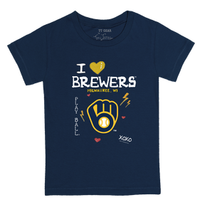 I Heart Brewers Kid's Tee Shirt - Tiny Turnip