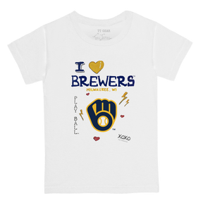 I Heart Brewers Kid's Tee Shirt - Tiny Turnip