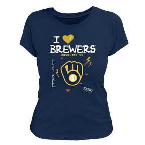 I Heart Brewers Women's Tee Shirt - Tiny Turnip