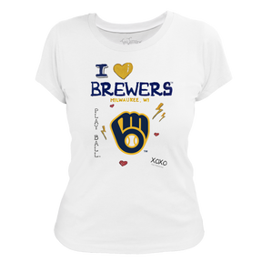 I Heart Brewers Women's Tee Shirt - Tiny Turnip