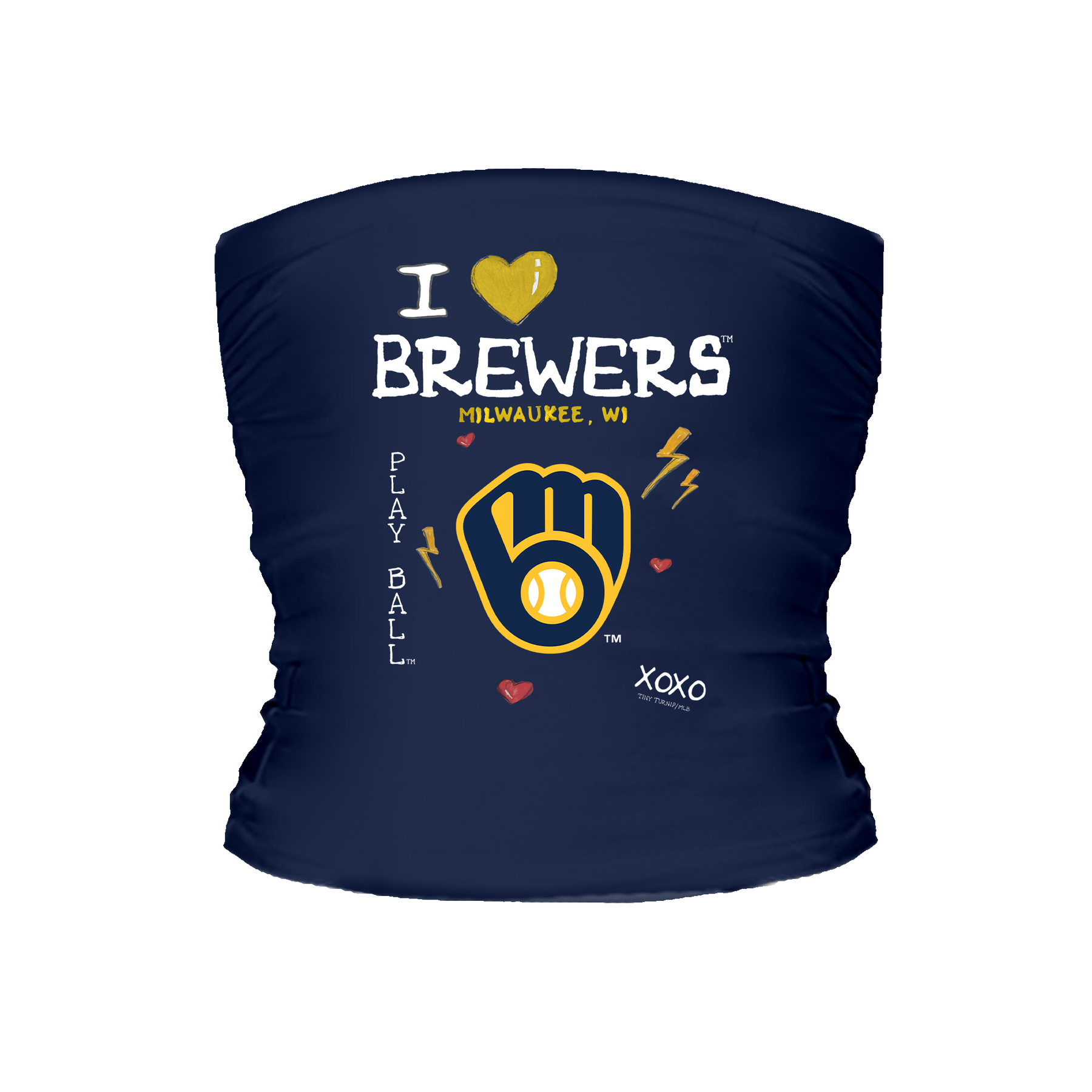 I Heart Brewers Tube Top - Tiny Turnip