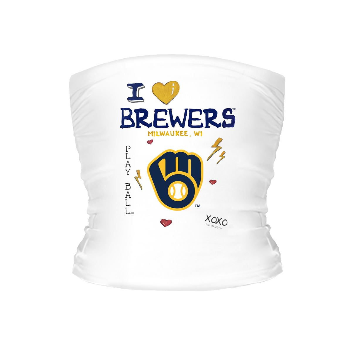 I Heart Brewers Tube Top - Tiny Turnip