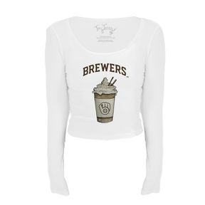 Milwaukee Brewers Latte Women's Lucy Long Sleeve