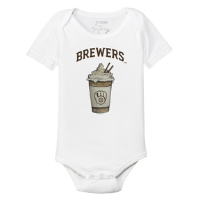 Milwaukee Brewers Latte Short Sleeve Snapper