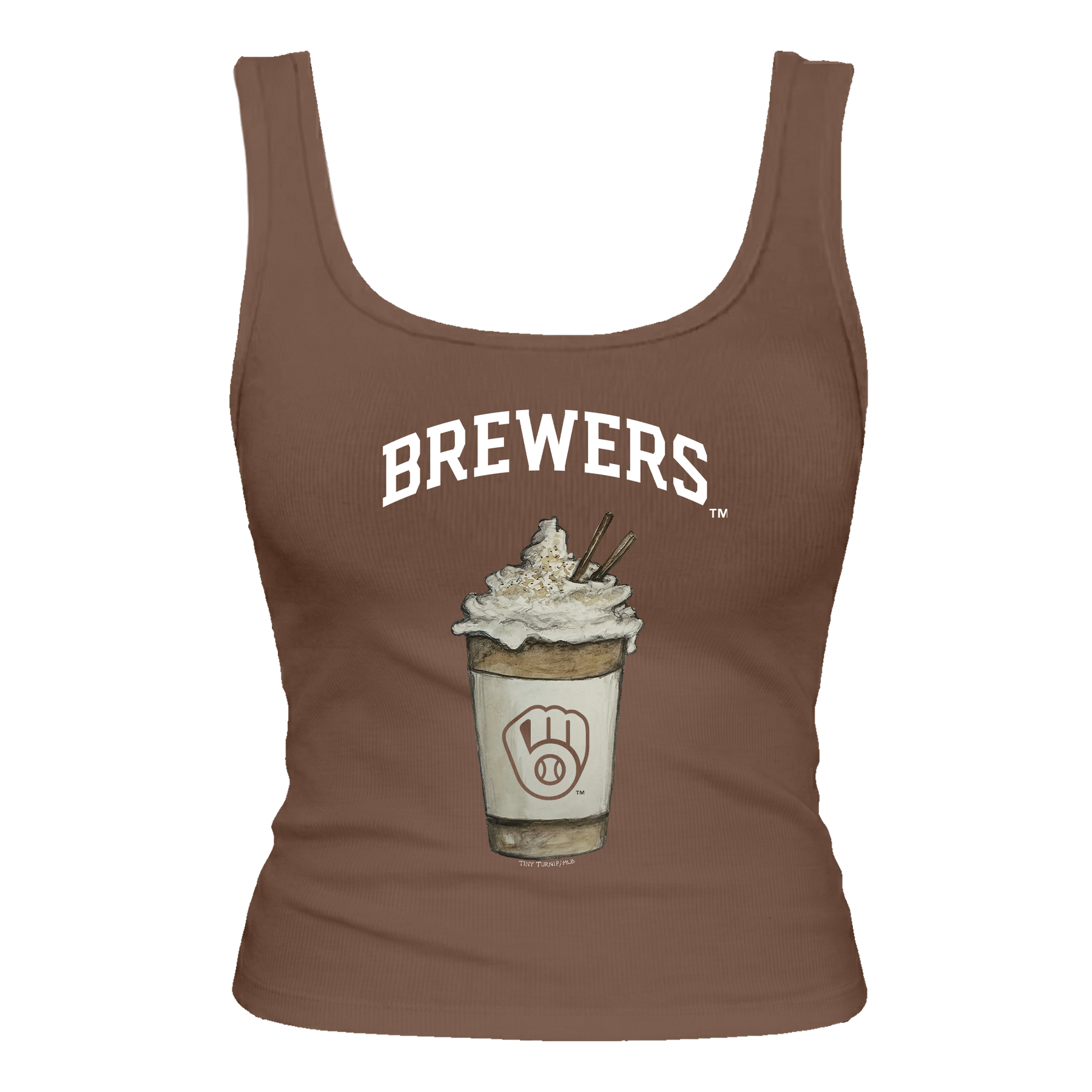 Milwaukee Brewers Latte Emmy Tank