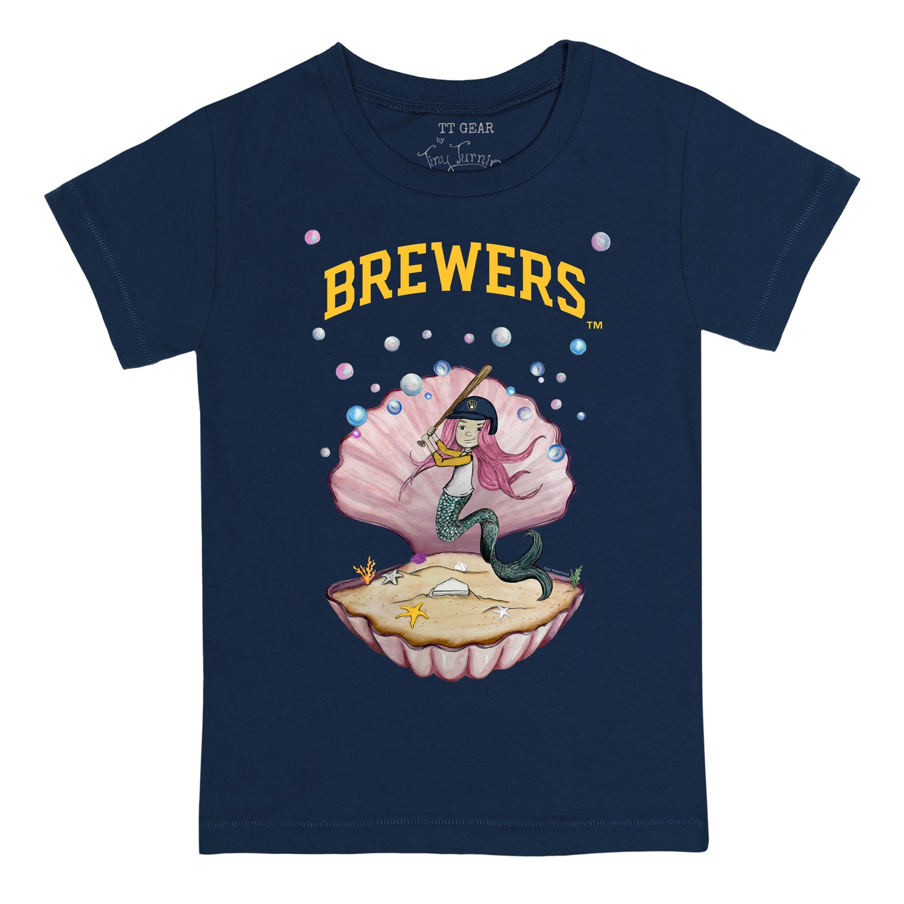 Milwaukee Brewers Mermaid Tee Shirt
