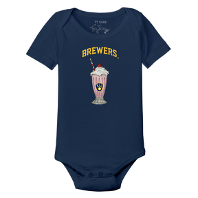 Milwaukee Brewers Milkshake Short Sleeve Snapper