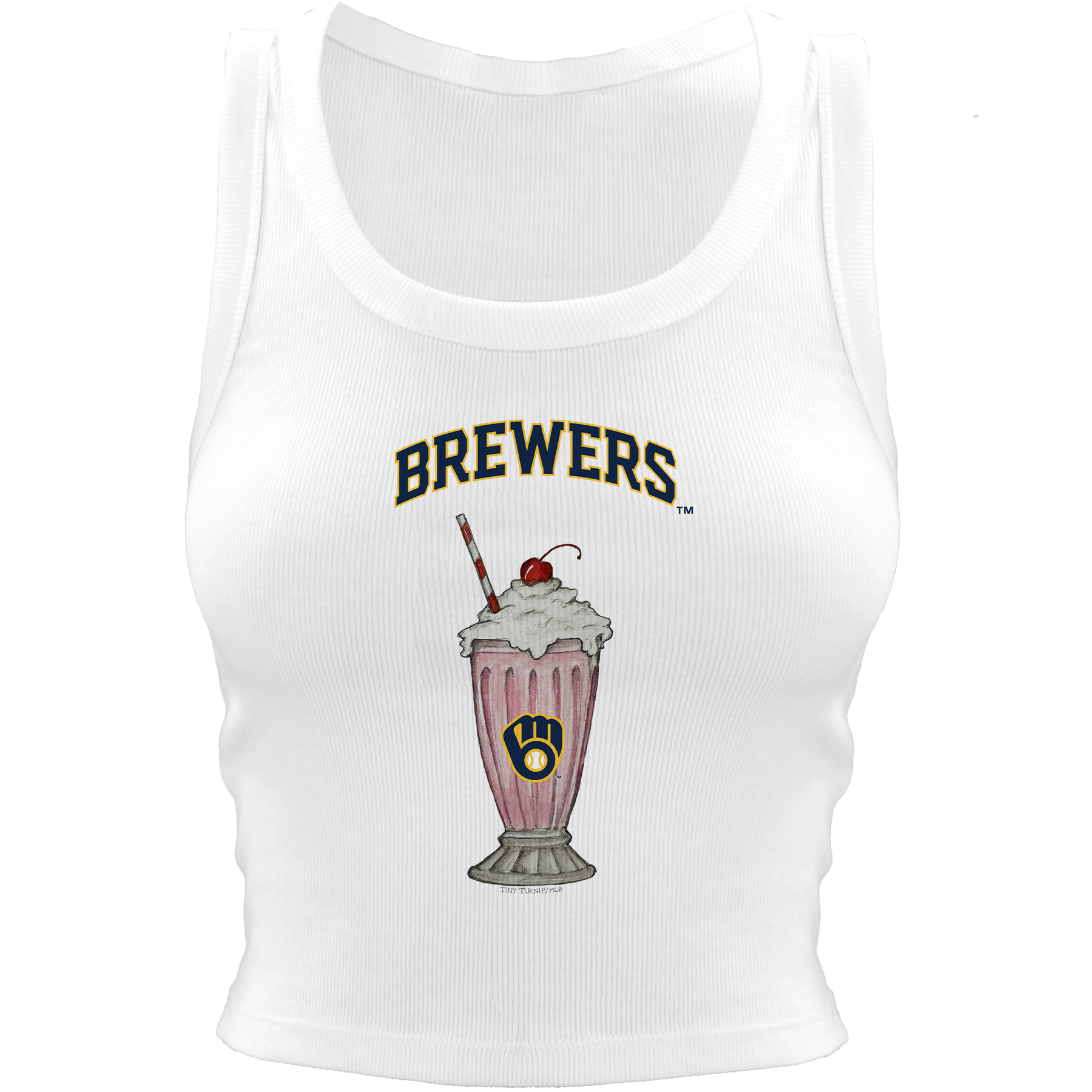 Milwaukee Brewers Milkshake Crop Tank