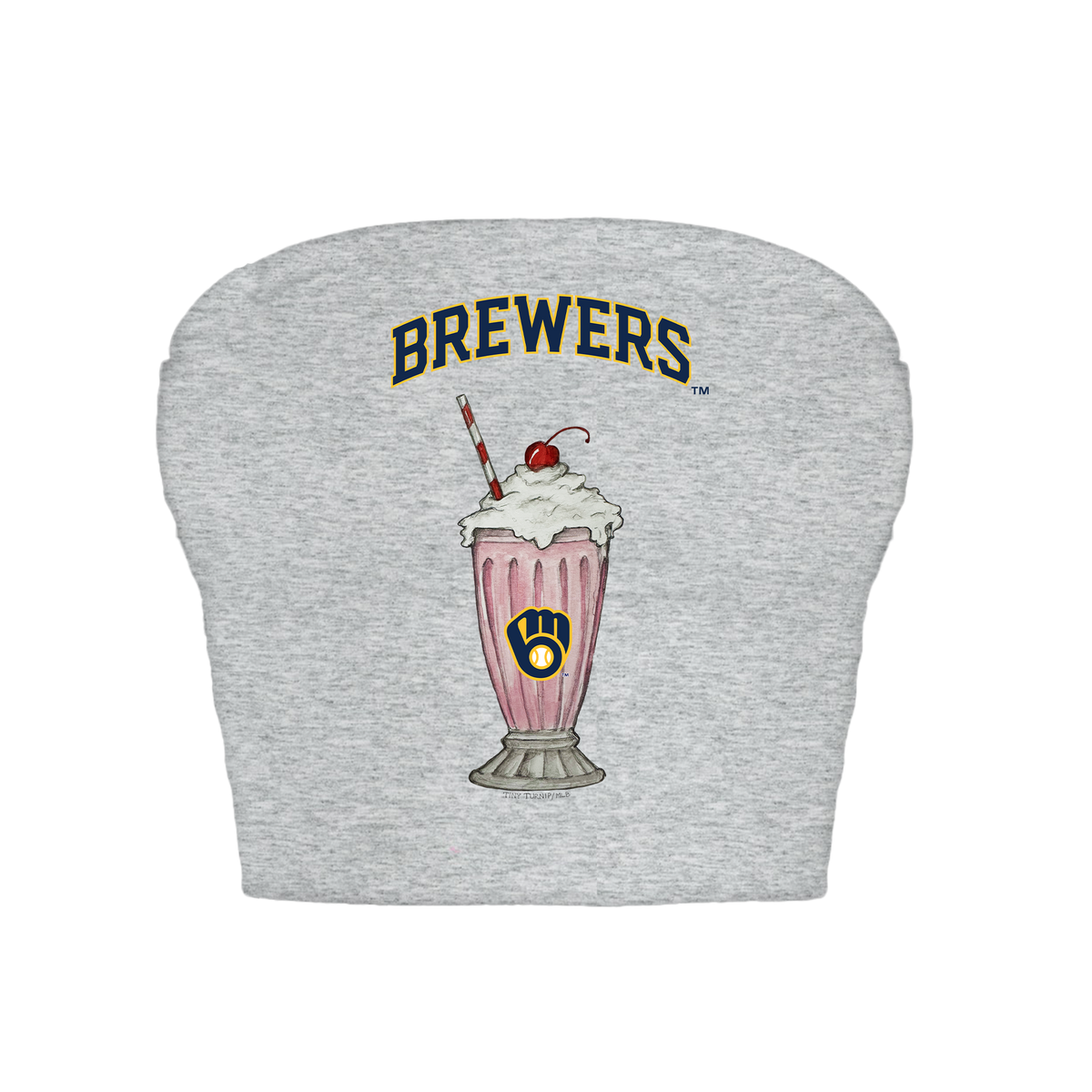 Milwaukee Brewers Milkshake Crop Tube Top