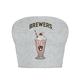 Milwaukee Brewers Milkshake Crop Tube Top