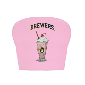 Milwaukee Brewers Milkshake Crop Tube Top