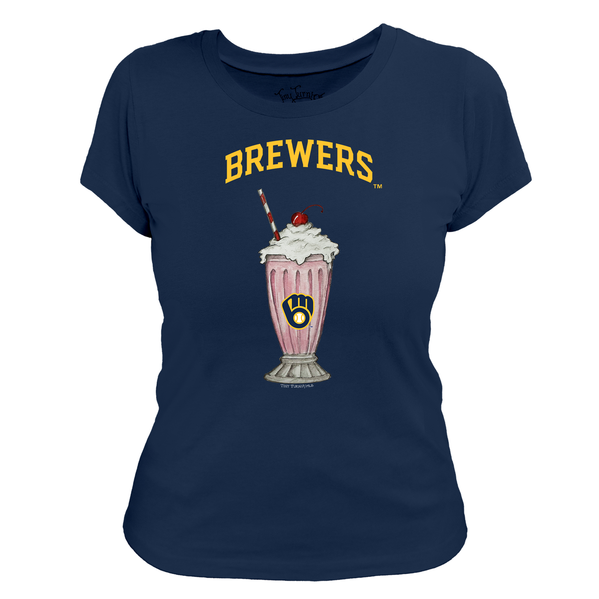 Milwaukee Brewers Milkshake Women's Tee Shirt