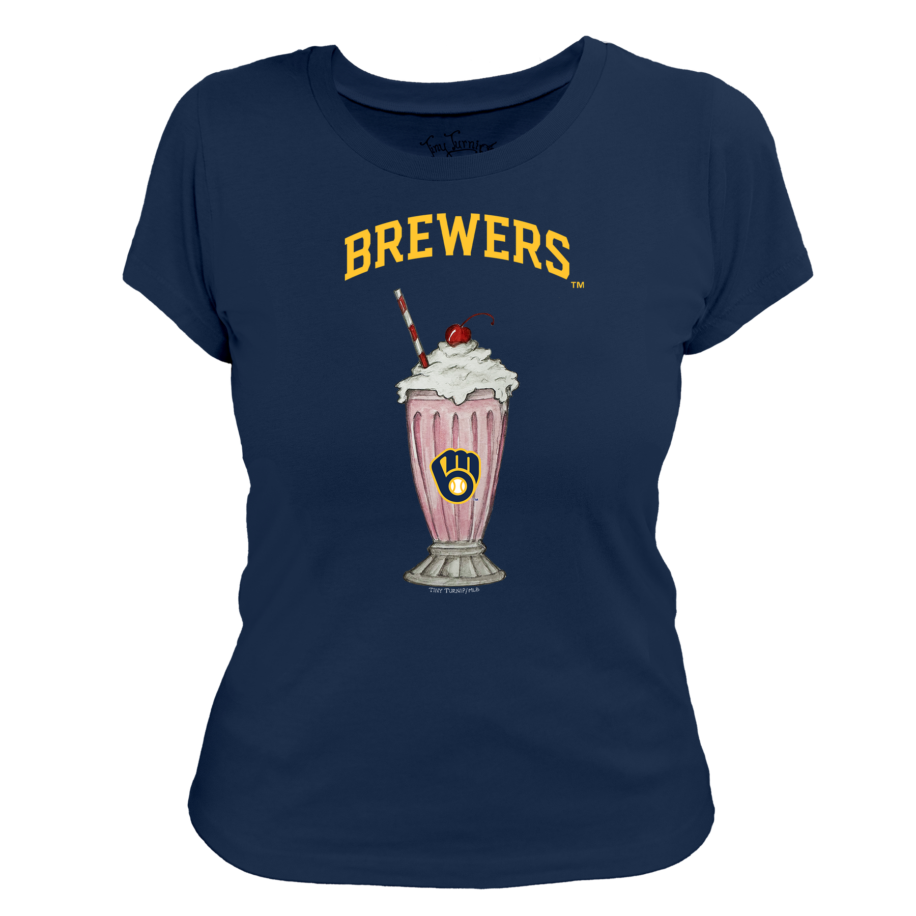 Milwaukee Brewers Milkshake Women's Tee Shirt