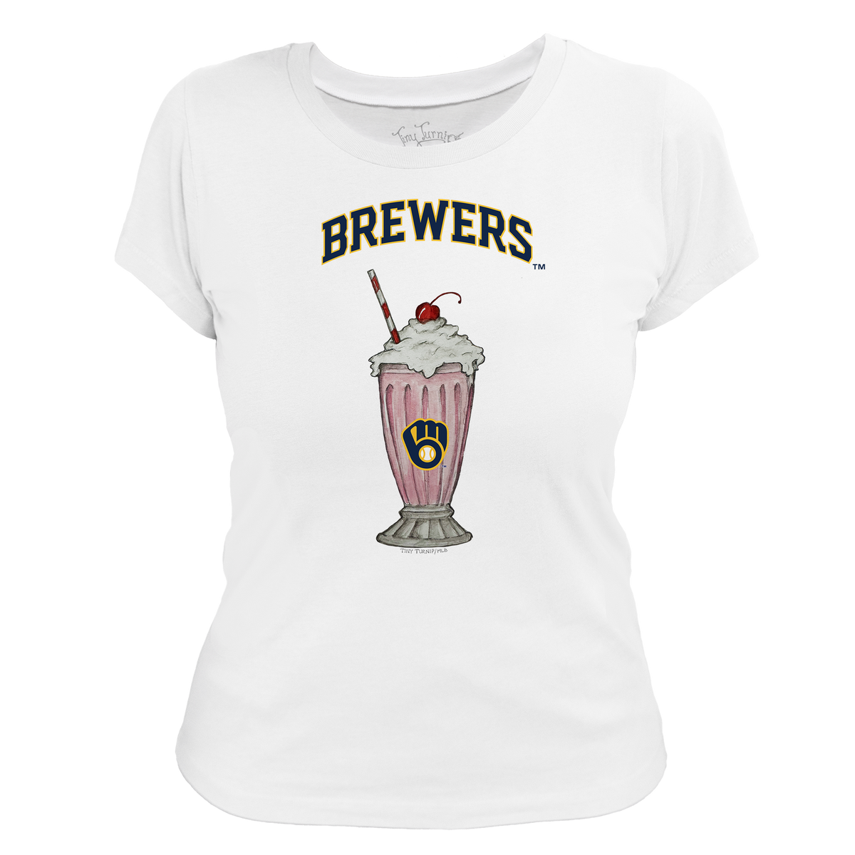 Milwaukee Brewers Milkshake Women's Tee Shirt