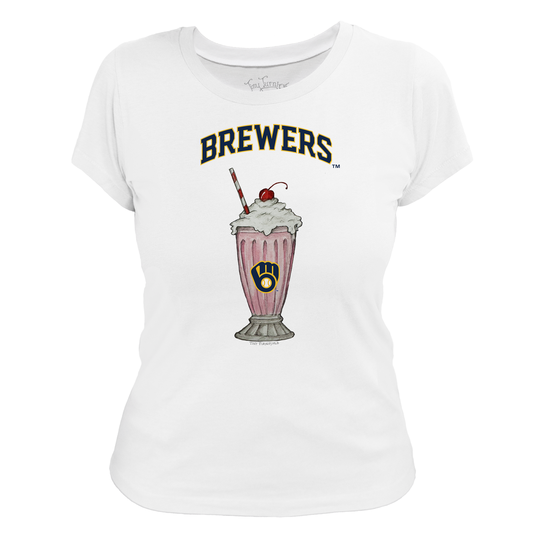 Milwaukee Brewers Milkshake Women's Tee Shirt