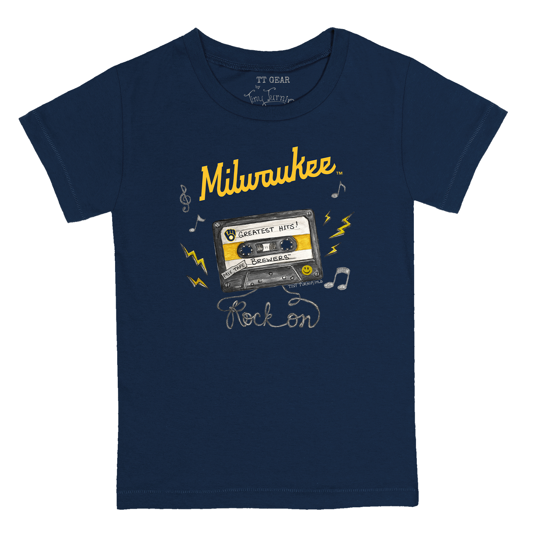 Milwaukee Brewers Mixtape Kid's Tee Shirt