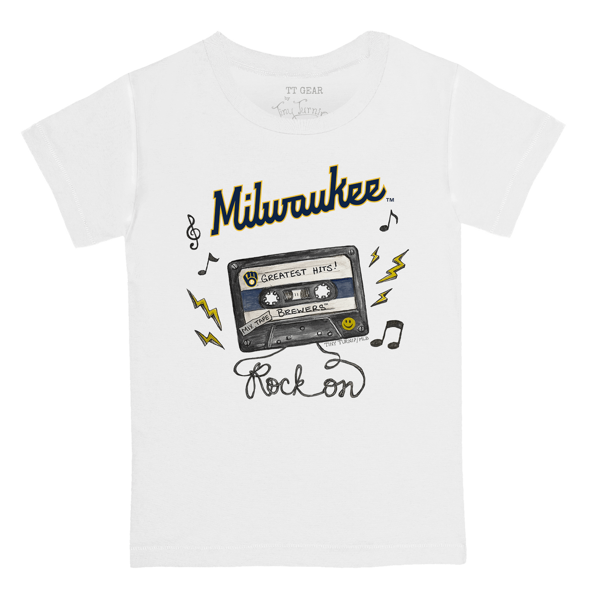 Milwaukee Brewers Mixtape Kid's Tee Shirt