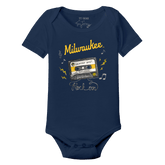 Milwaukee Brewers Mixtape Short Sleeve Snapper