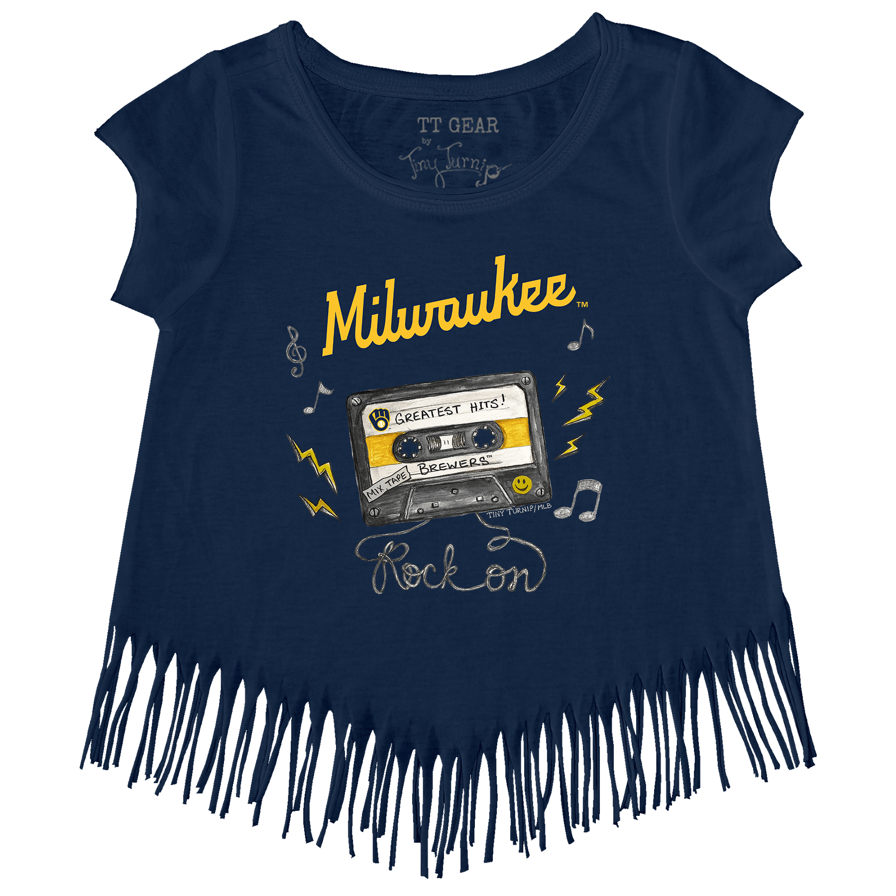 Milwaukee Brewers Mixtape Fringe Tee