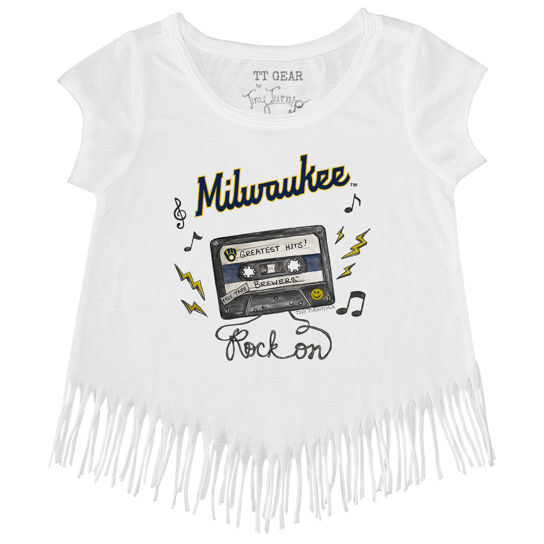 Milwaukee Brewers Mixtape Fringe Tee