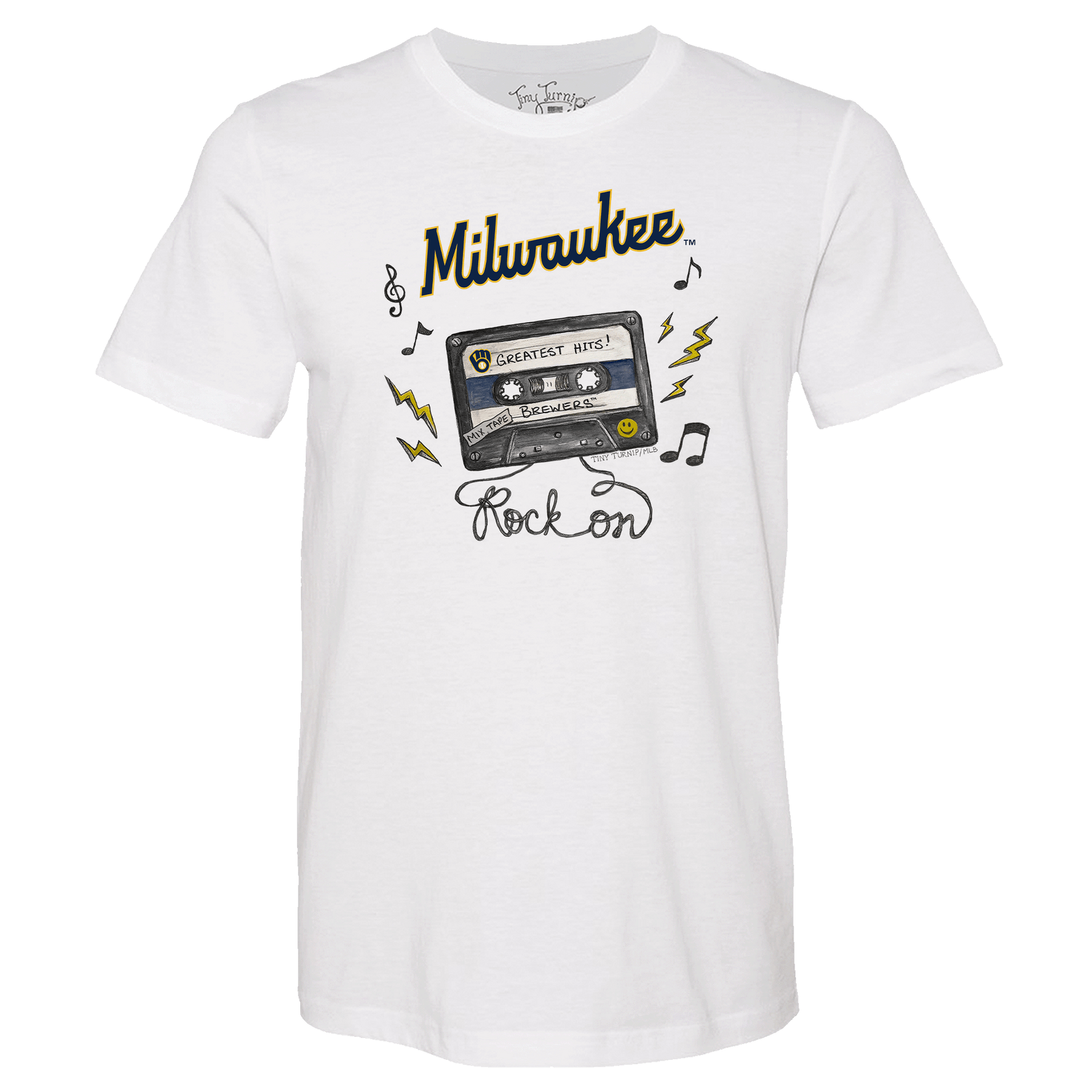 Milwaukee Brewers Mixtape Unisex Tee Shirt