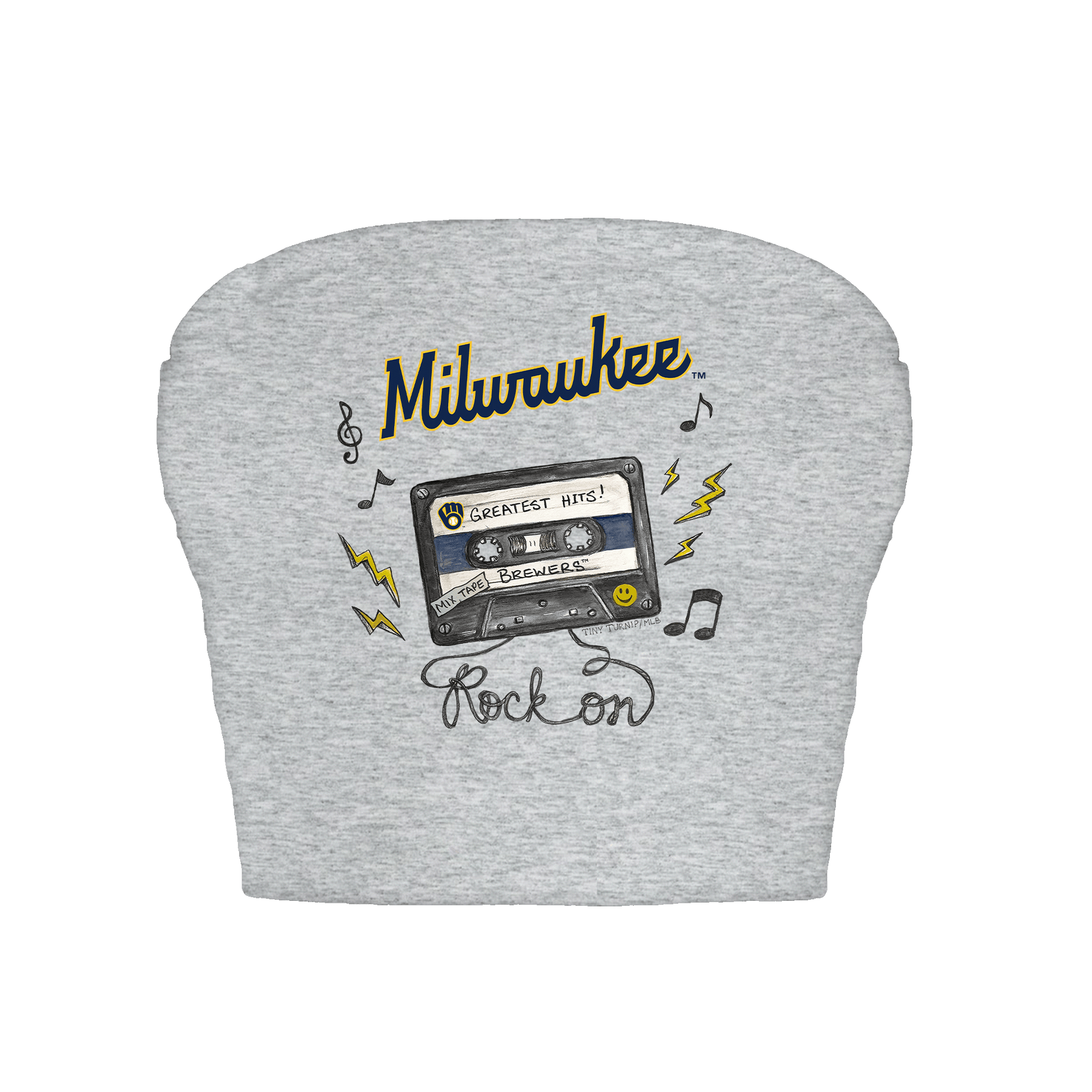 Milwaukee Brewers Mixtape Crop Tube Top