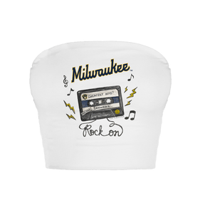 Milwaukee Brewers Mixtape Crop Tube Top