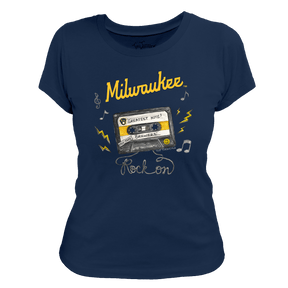 Milwaukee Brewers Mixtape Women's Tee Shirt
